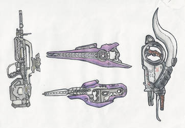 Halo - The Halo 2 Weapons by ninboy01