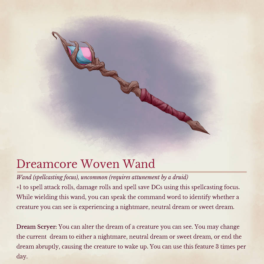 Dreamcore Woven Wand by Cephceph on DeviantArt