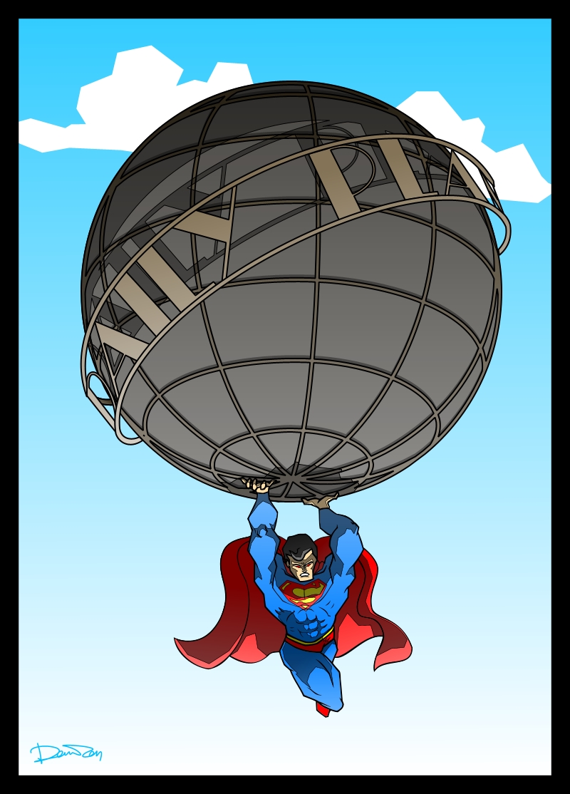 Superman and the daily planet