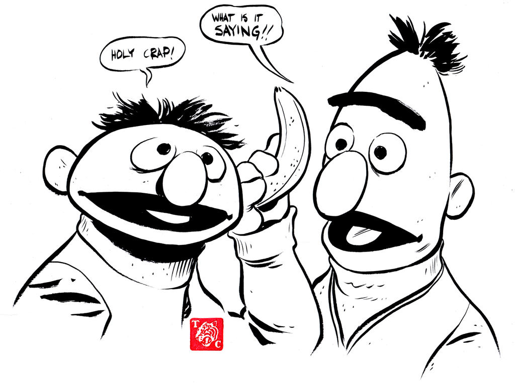 Bert and Ernie by Tyler Crook