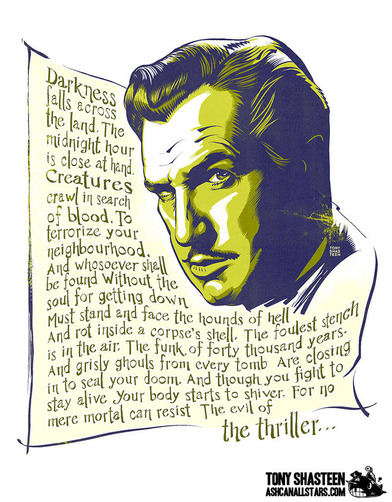 Vincent Price in Thriller by Vincent Price by AshcanAllstars on DeviantArt