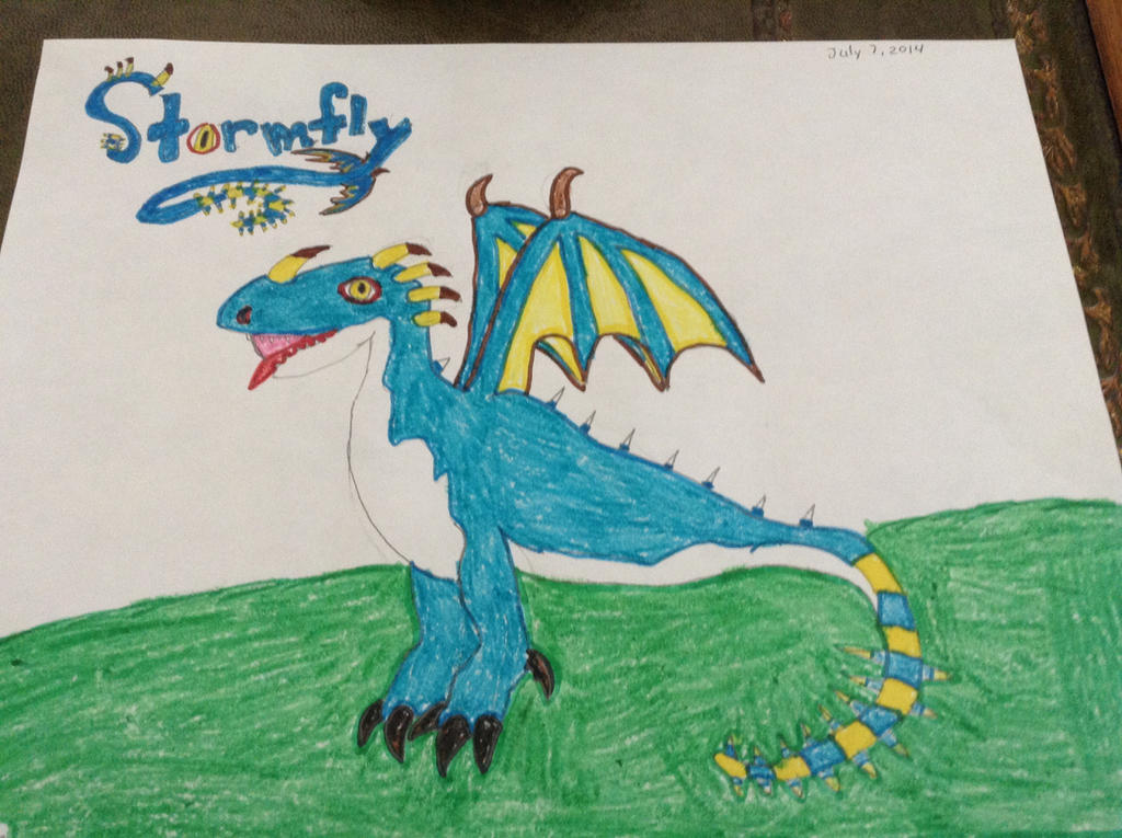 Stormfly Deviantart How to Train your Dragon(Stormfly) by VCMFoxArtist on DeviantArt