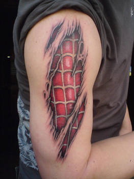 spiderman tattoo