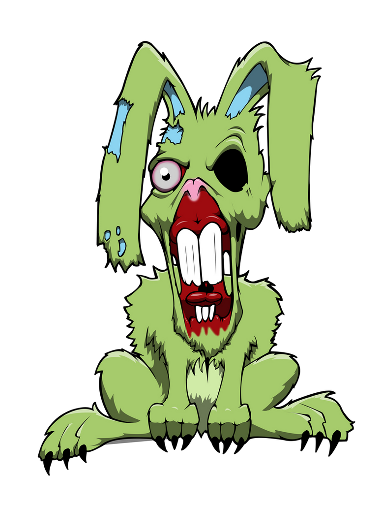 Zombie rabbit 2 by yayzus on DeviantArt