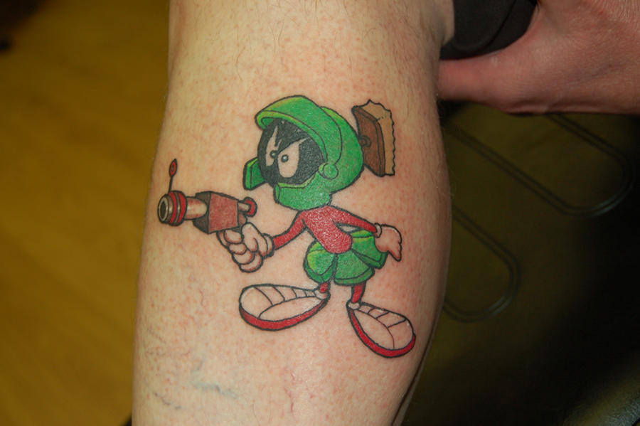 Marvin the Martian tattoo