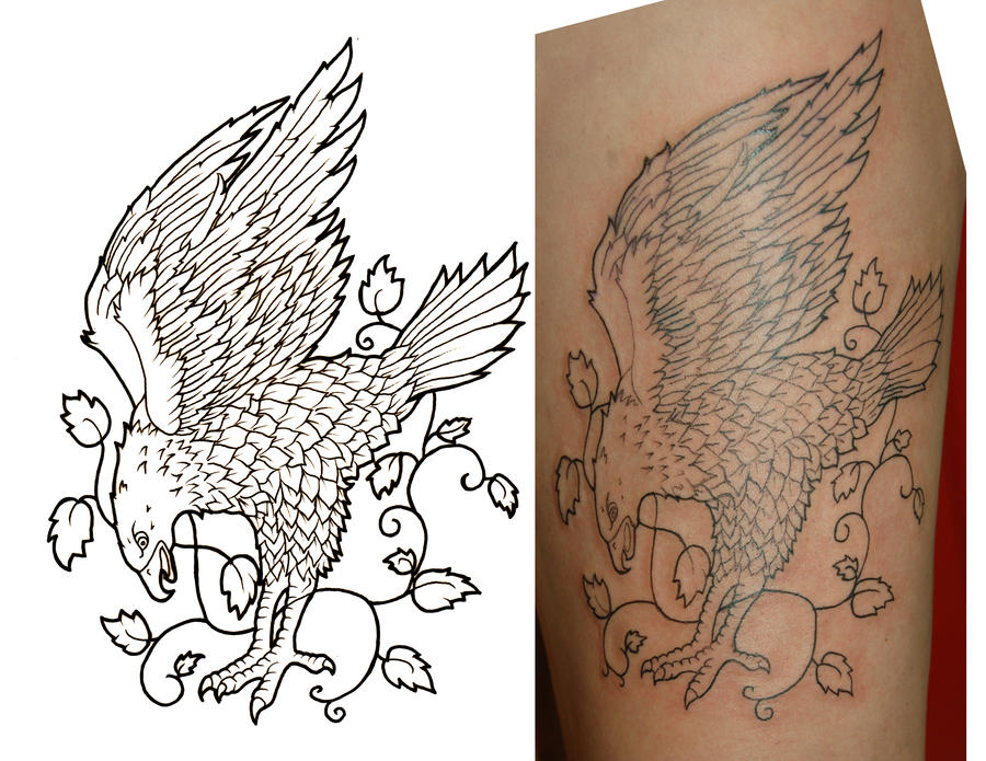 eagle tattoo stage 1
