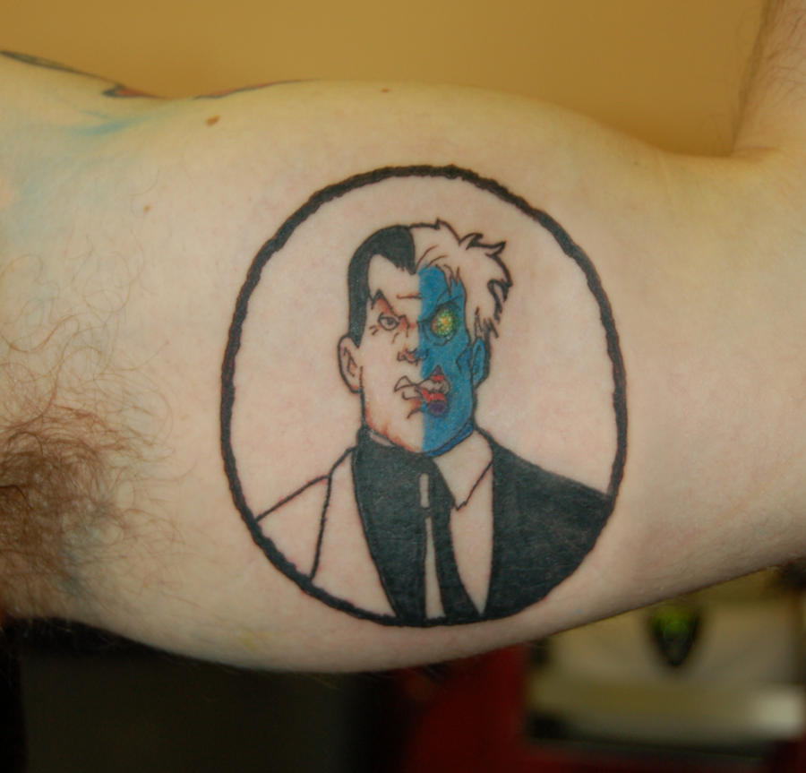 two face tattoo by yayzus on DeviantArt
