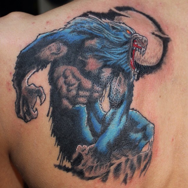 werewolf tattoo