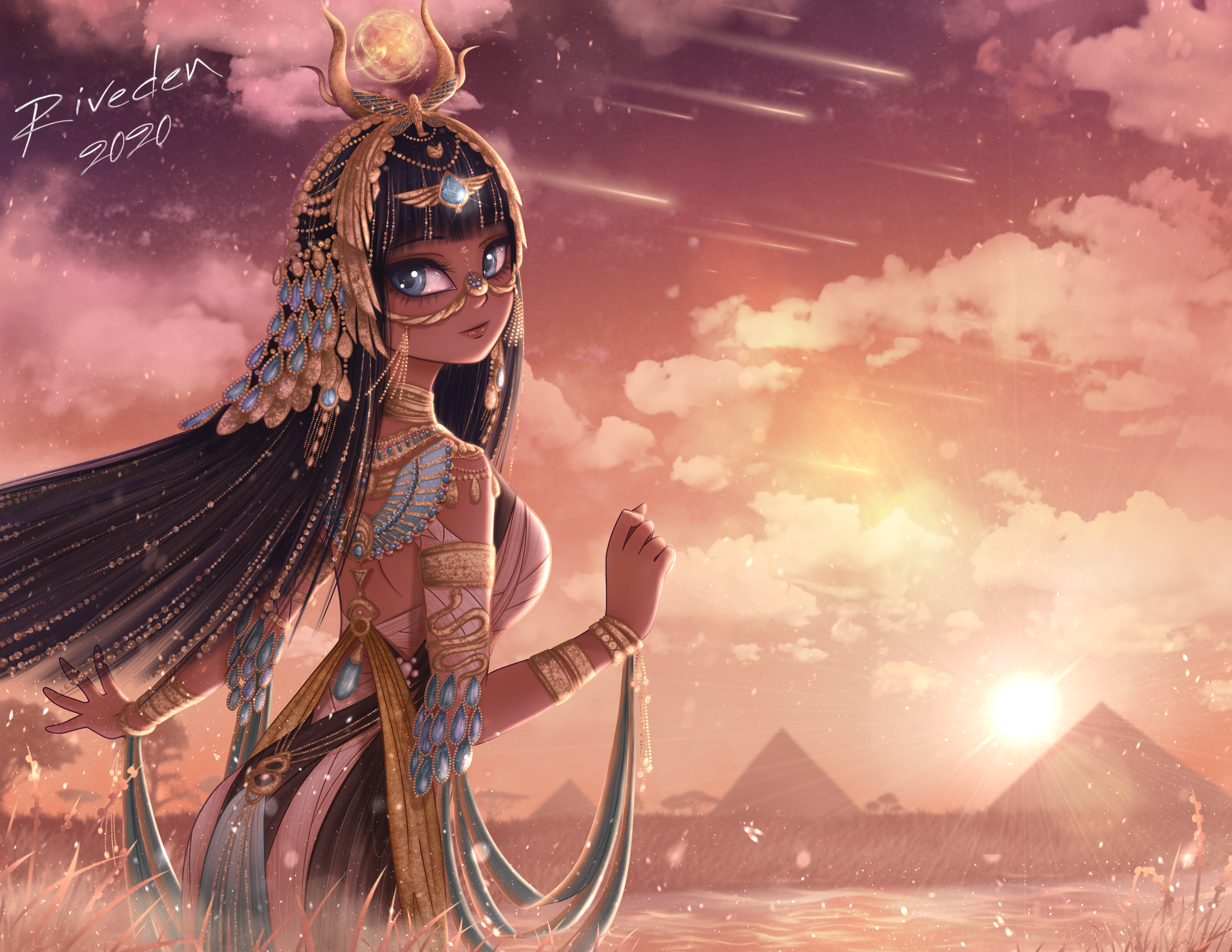 Egyptian Goddess by Riveden on DeviantArt