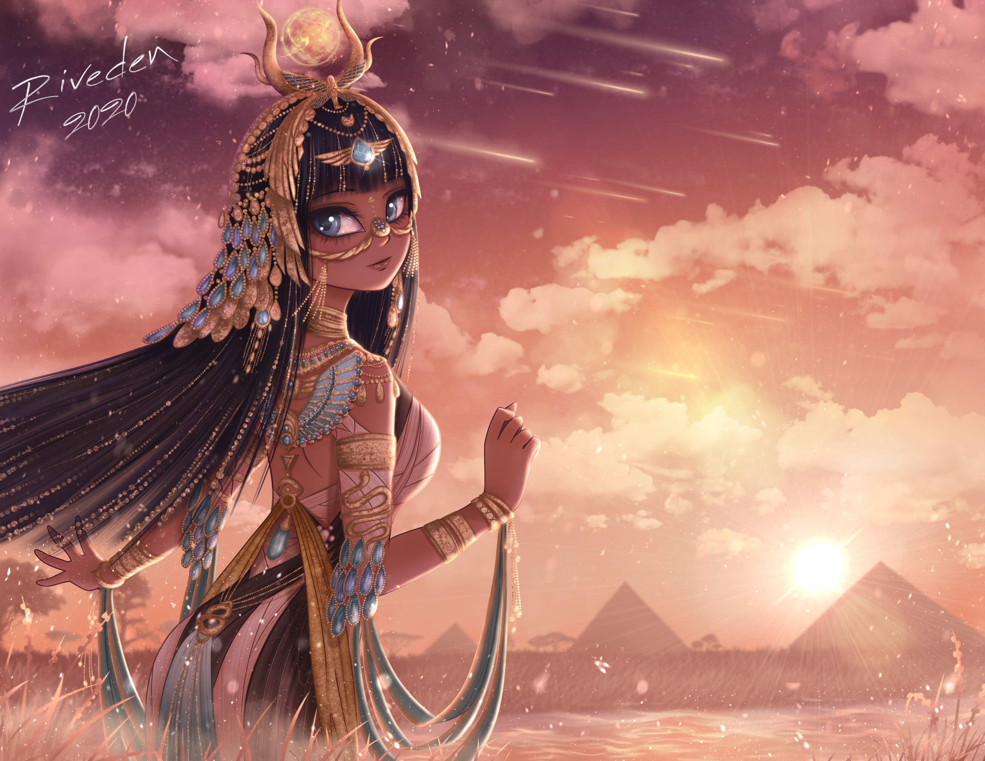 Egyptian Goddess by Riveden on DeviantArt Egyptian Goddess by Riveden on DeviantArt
