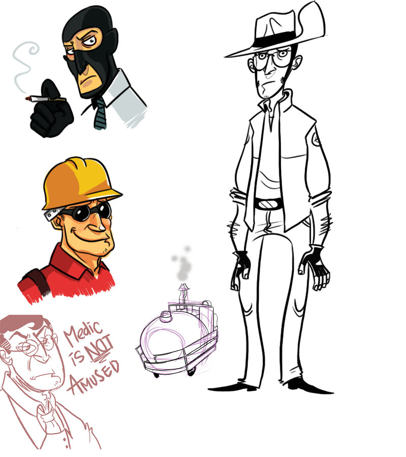 TF2 Sketch By Monkeyoo On DeviantArt