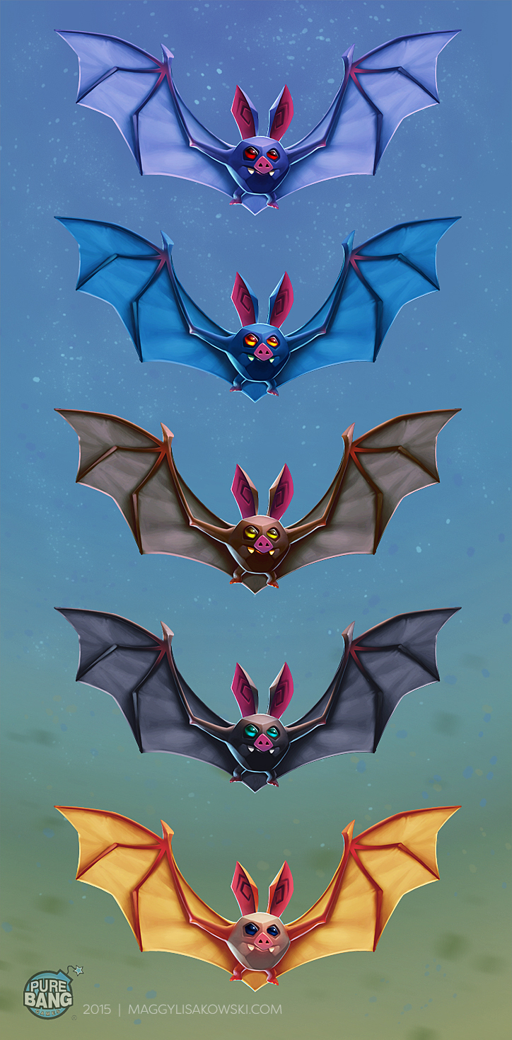 Bat Concepts by malisaa on DeviantArt