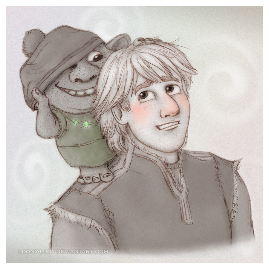 Frozen - Kristoff with young troll