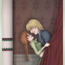 Frozen - Anna and Kristoff - drapes