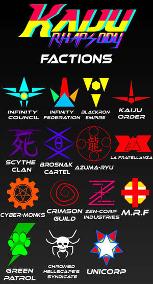 KAIJU RHAPSODY: Factions