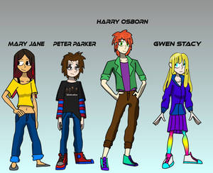 Peter Parker and friends
