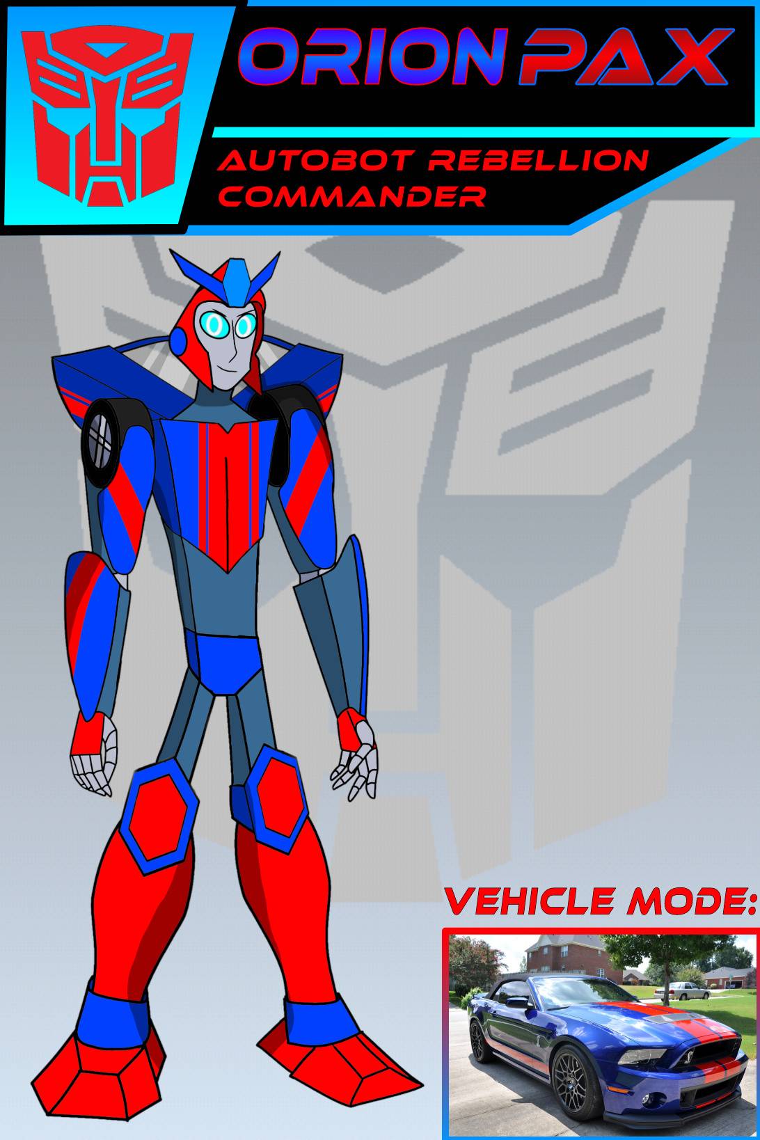 TRANSFORMERS' REBELLION SAGA: Orion Pax