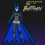 Bruce Wayne is: THE BATMAN (blue and grey suit)