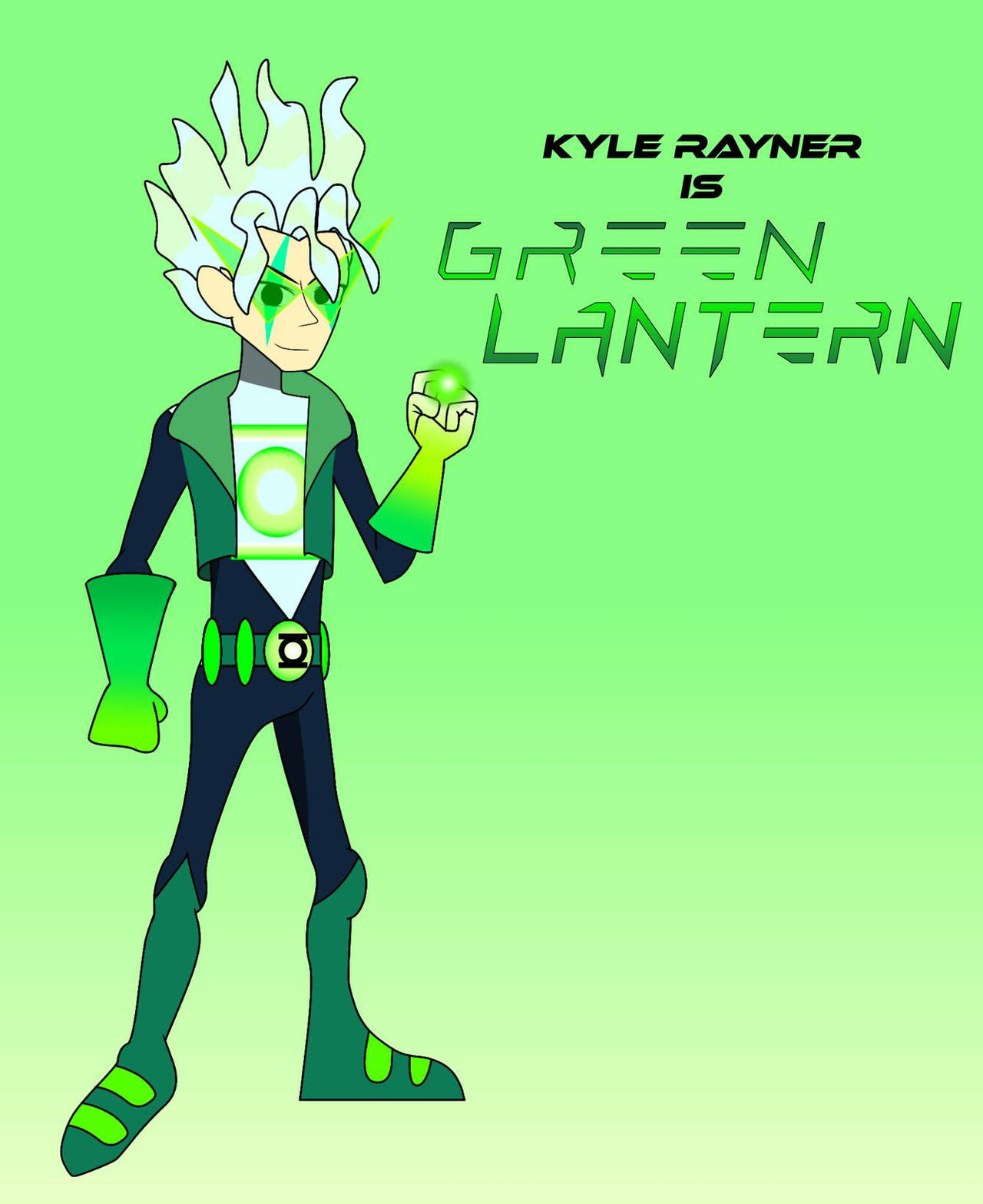 Kyle Rayner is: A GREEN LANTERN