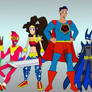 The Justice League's founding members