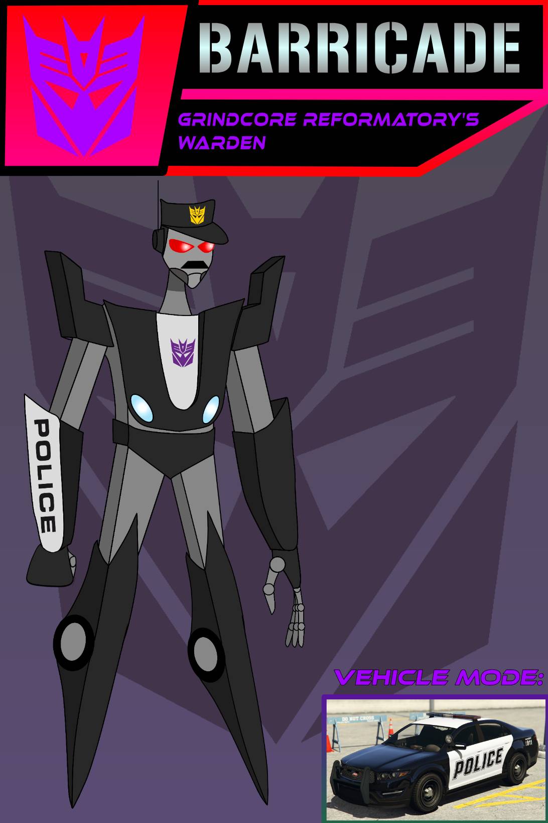 TRANSFORMERS' REBELLION SAGA: Barricade