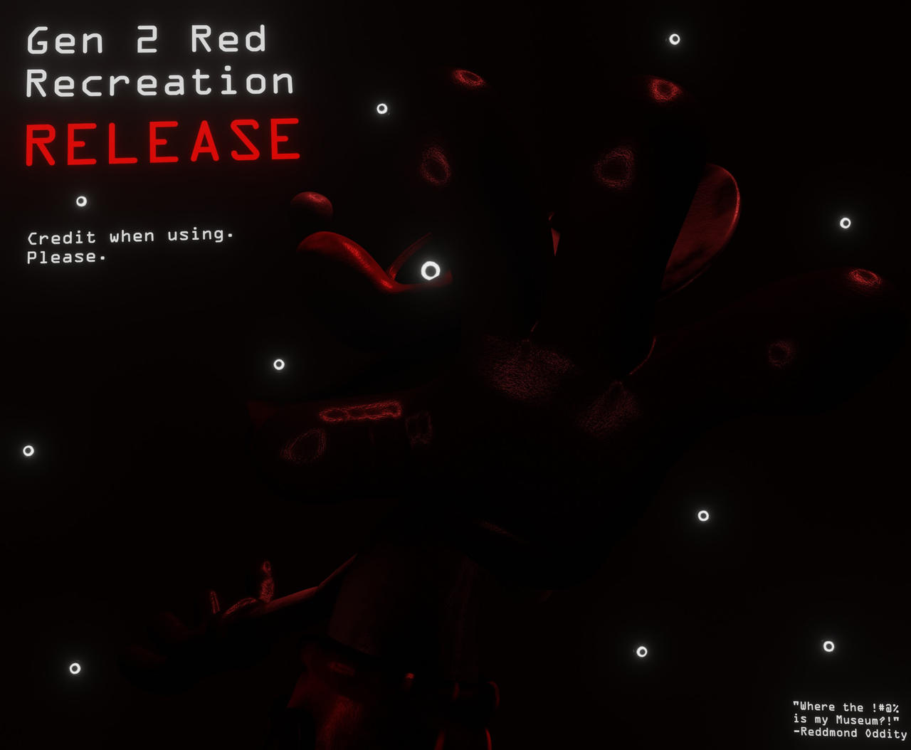 Gen 2 Red Recreation Release(Blender 3.6+) by OzzyBun on DeviantArt