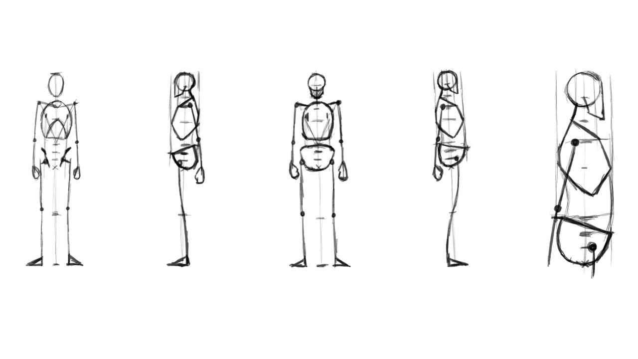 Man Figure Structure The Structure of Man - Day 005A by noob-endgame on DeviantArt