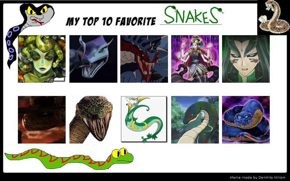 My Top 10 Favorite Snakes by artdog22 on DeviantArt