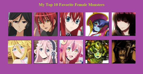 My Top 10 Favorite Female Monsters
