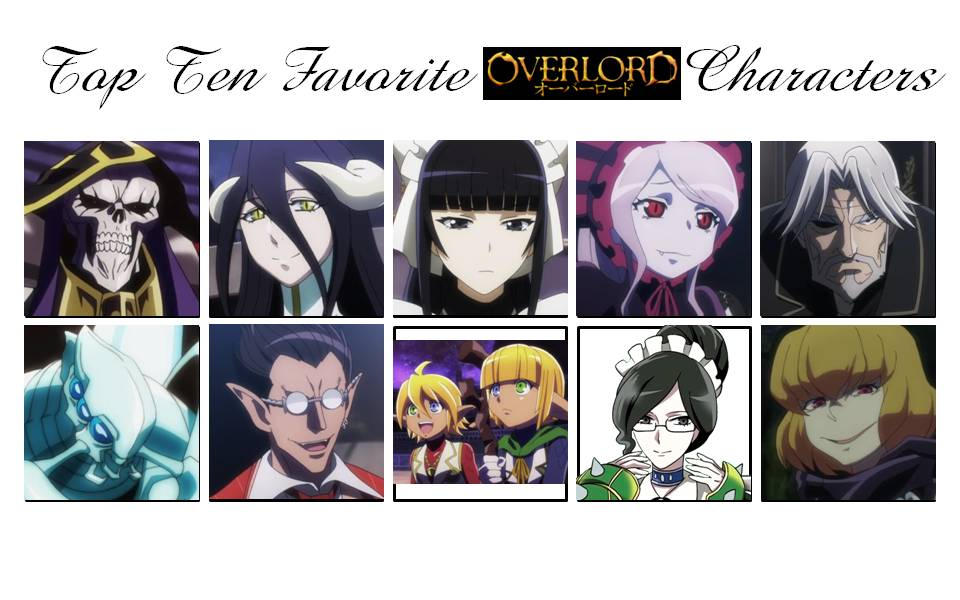 Top Ten Overlord Characters by artdog22 on DeviantArt