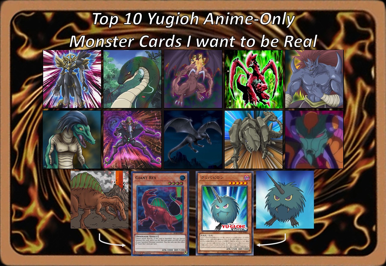 Top 10 Yugioh Anime-Only Monster Cards Wish-List by artdog22 on DeviantArt