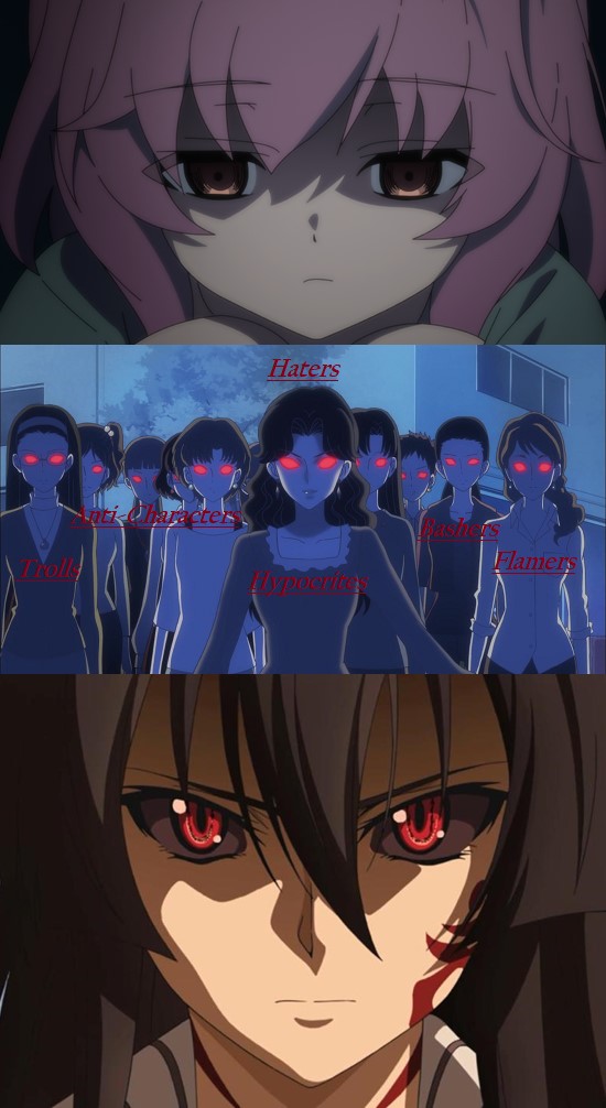 Akame defends Riri Hitotsuyanagi by artdog22 on DeviantArt