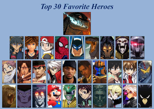 Top 30 Favorite Heroes