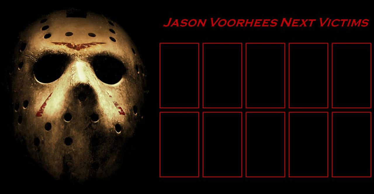 Jason Fill Back Jason Voorhees Next Victims (Blank) by artdog22 on DeviantArt