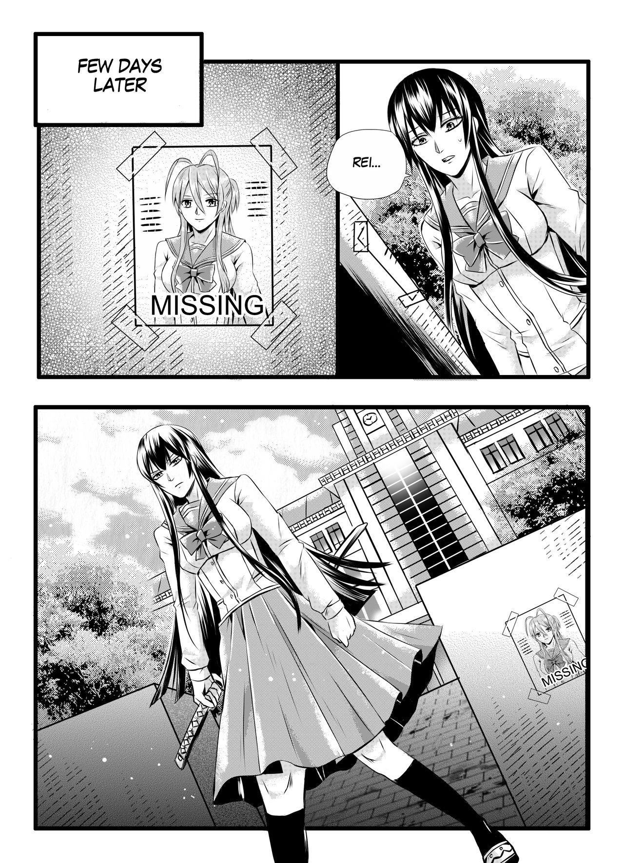 High School Of the Dead Manga Commission - Page 3 by Arashi-Matoi on  DeviantArt