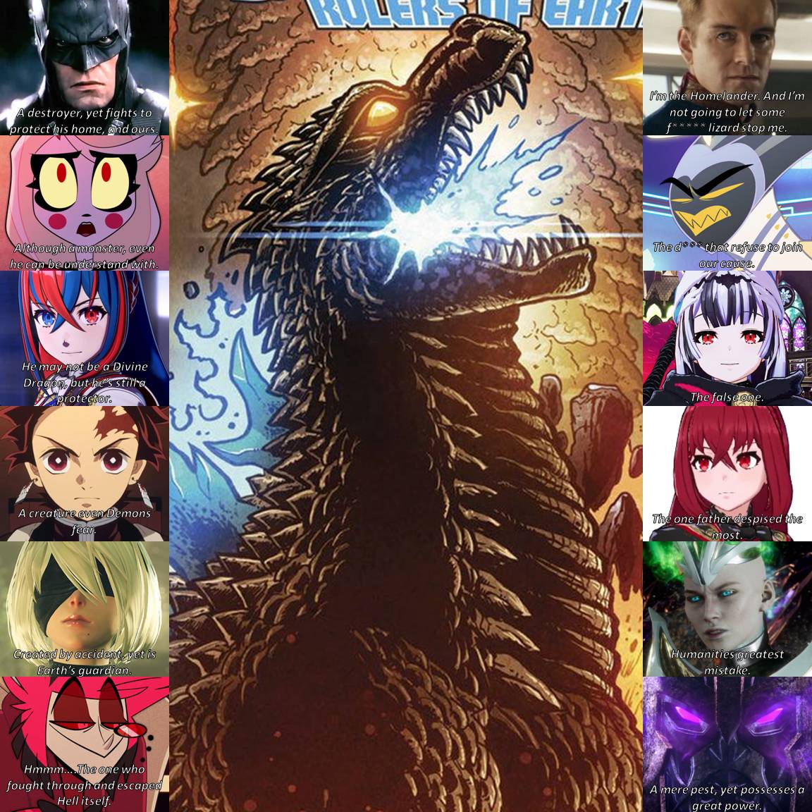 Godzilla Text 2 Descriptions of Godzilla Ver. II by artdog22 on DeviantArt