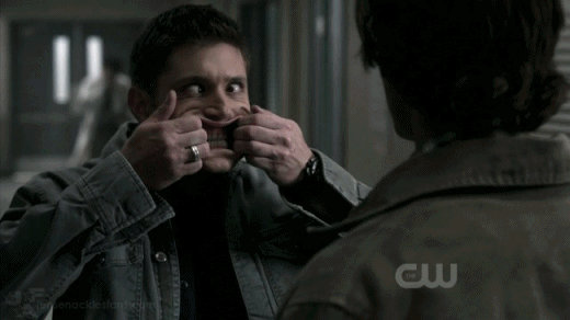 Faces of Dean Winchester.Gif.