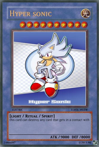 Yugioh Card Hyper Sonic by z1w on DeviantArt