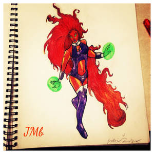 Starfire - Traditional Fan Art