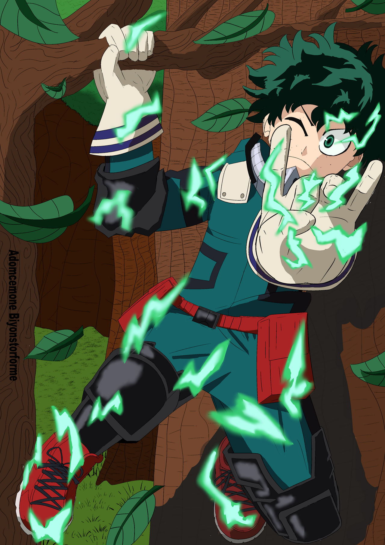 Midoriya Routine Midoriya training by Adomcemone on DeviantArt