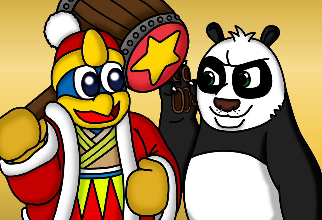 Po meets Dedede by LotDarkos on DeviantArt