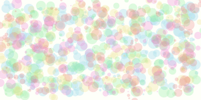 Rainbow Bubble Background