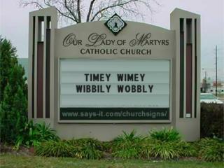 Church sign