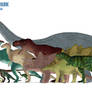 lost world - dino. chart
