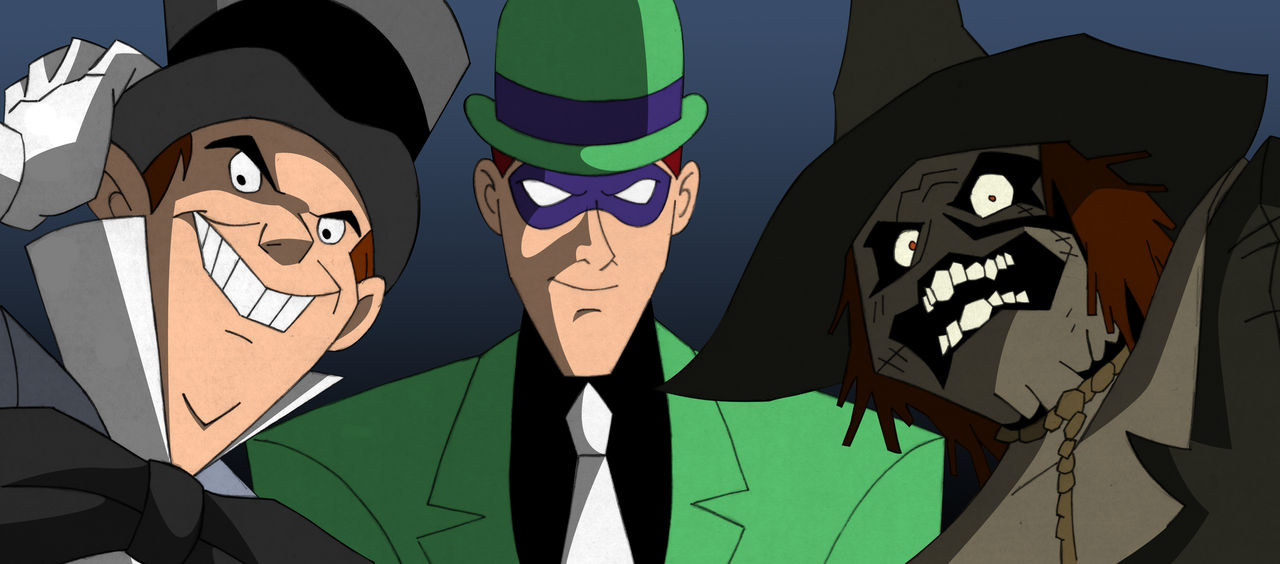 Riddler Scarecrow Mad Hatter by March90 on DeviantArt