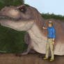 Dr. Grant and Tyrannosaurus
