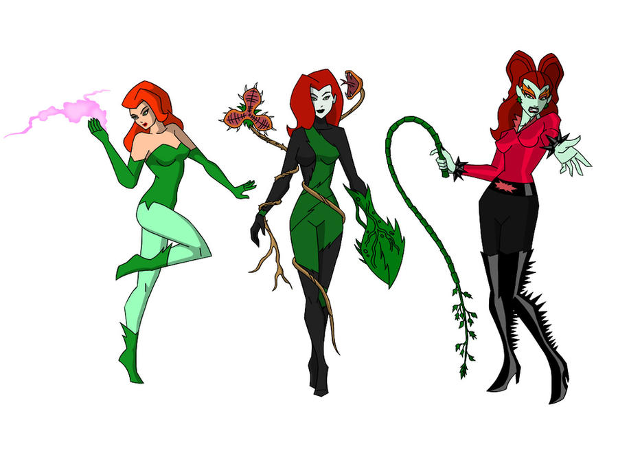 3 Levels Poison Ivy by March90 on DeviantArt
