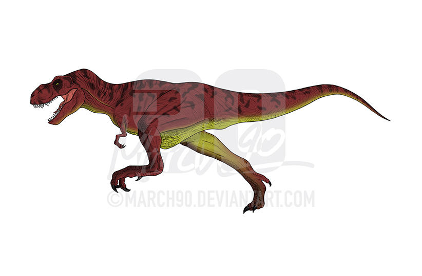 Commission - JP Red Rex by March90 on DeviantArt
