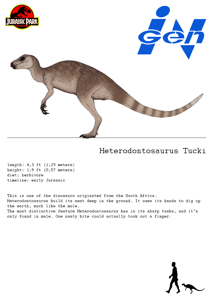 Heterodontosaurus InGen File