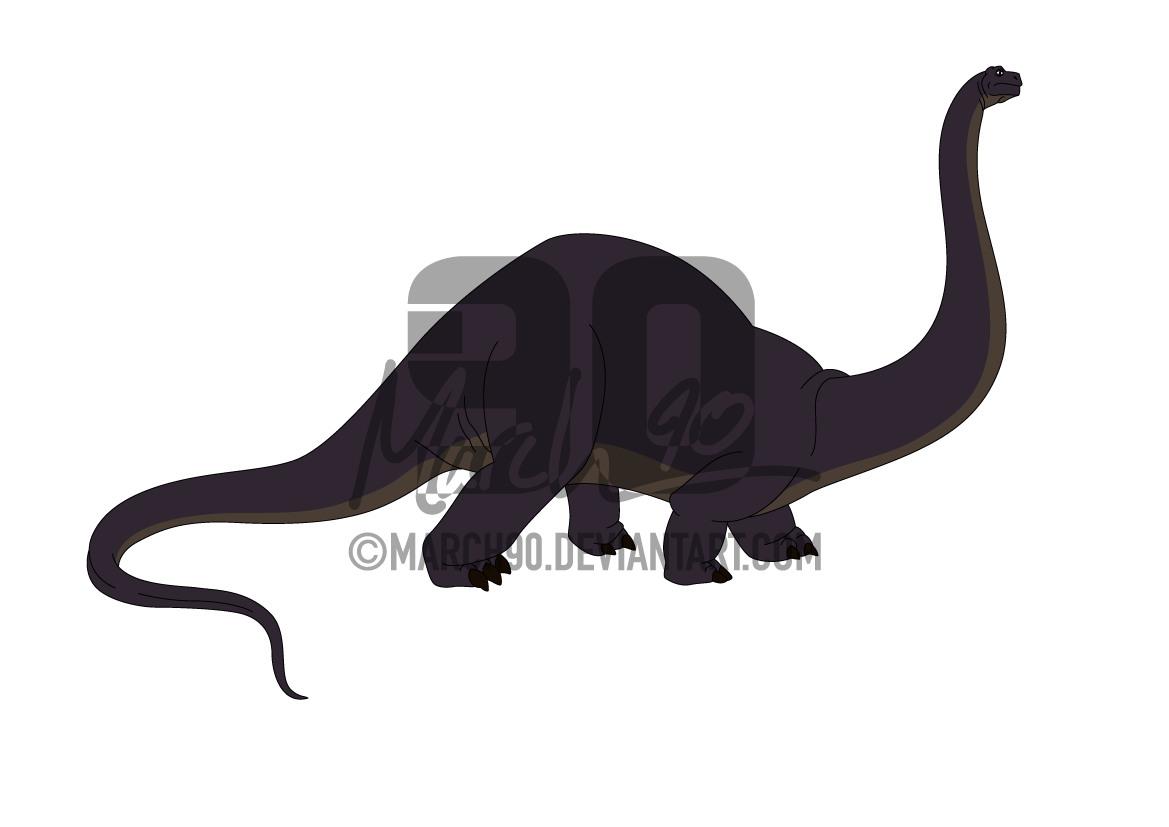 Deviant Brontosaurus Commission - Fantasia Brontosaurus by March90 on DeviantArt